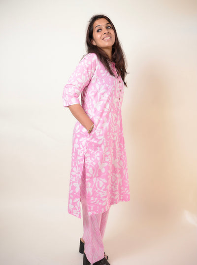 Pink Batik Co-ord Set