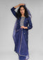 Dark Blue with Beadwork Kurta Set