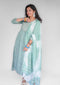 Blue Nyra Cut Kurta Set