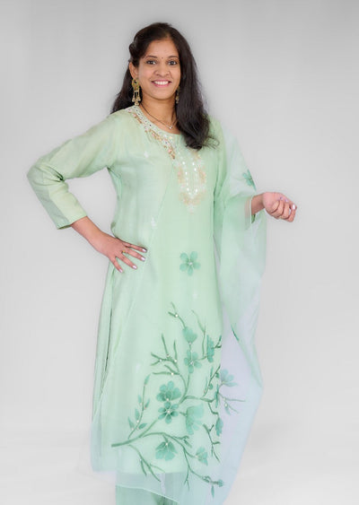 Pastel Green Kurta Set