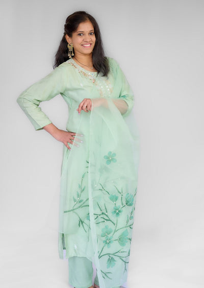 Pastel Green Kurta Set