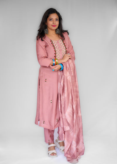 Toasted Mauve Kurta Set