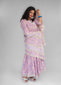 Pink Angrakha Kurta Set