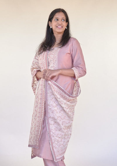 Light Pink Kurta Set