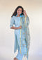 Gold Buti Kurta Sets with Embroidered Organza Dupattas