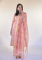 Gold Buti Kurta Sets with Embroidered Organza Dupattas