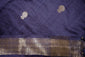 Bluish Purple Raw Silk Dupatta