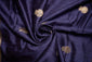 Bluish Purple Raw Silk Dupatta